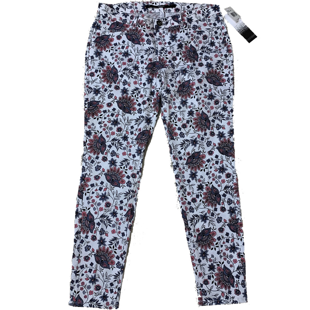 NWT Kensie Paisley Skinny Ankle Jeans - Size 10